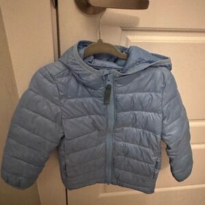 Primary Puffer Coat 18-24 Months Cornflower - Light Blue